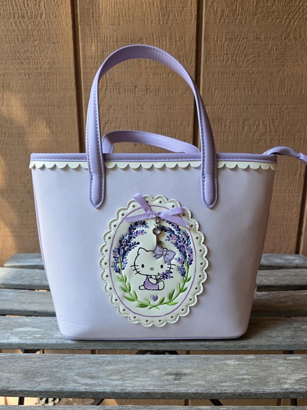 Boxlunch Exclusive Hello Kitty Purple Lilac Pastel Shoulder Bag